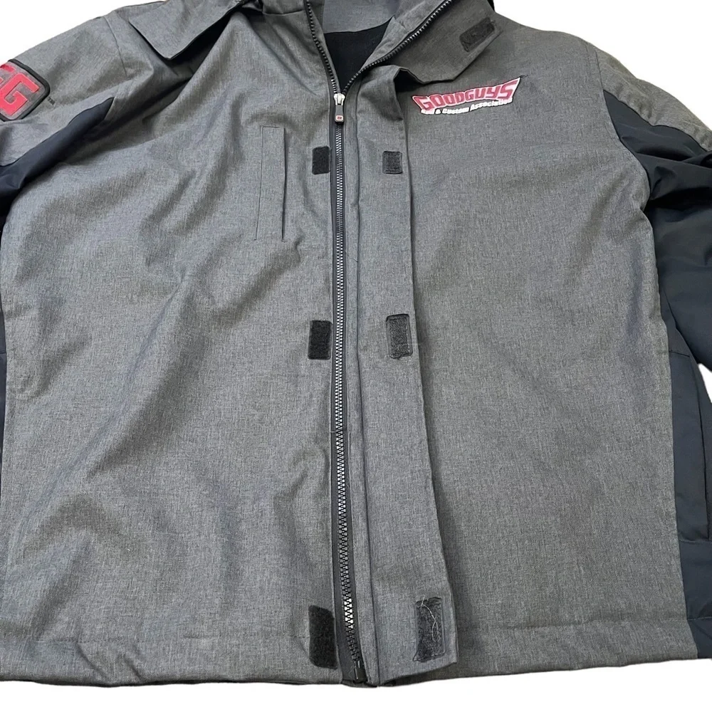 GOODGUYS Black Coat Large Hooded Rod & Custom Car Association